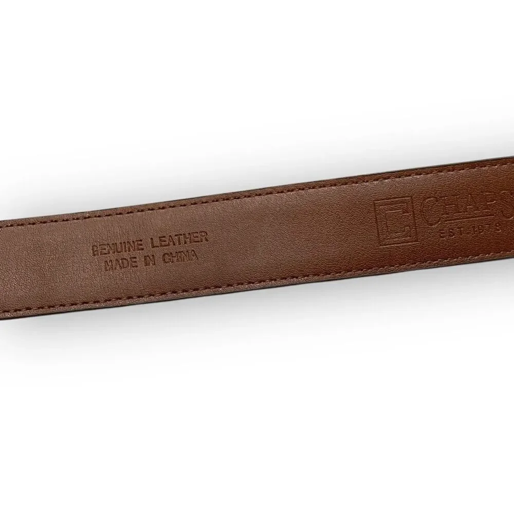 Chaps Brown Leather Belt Men’s Size 38